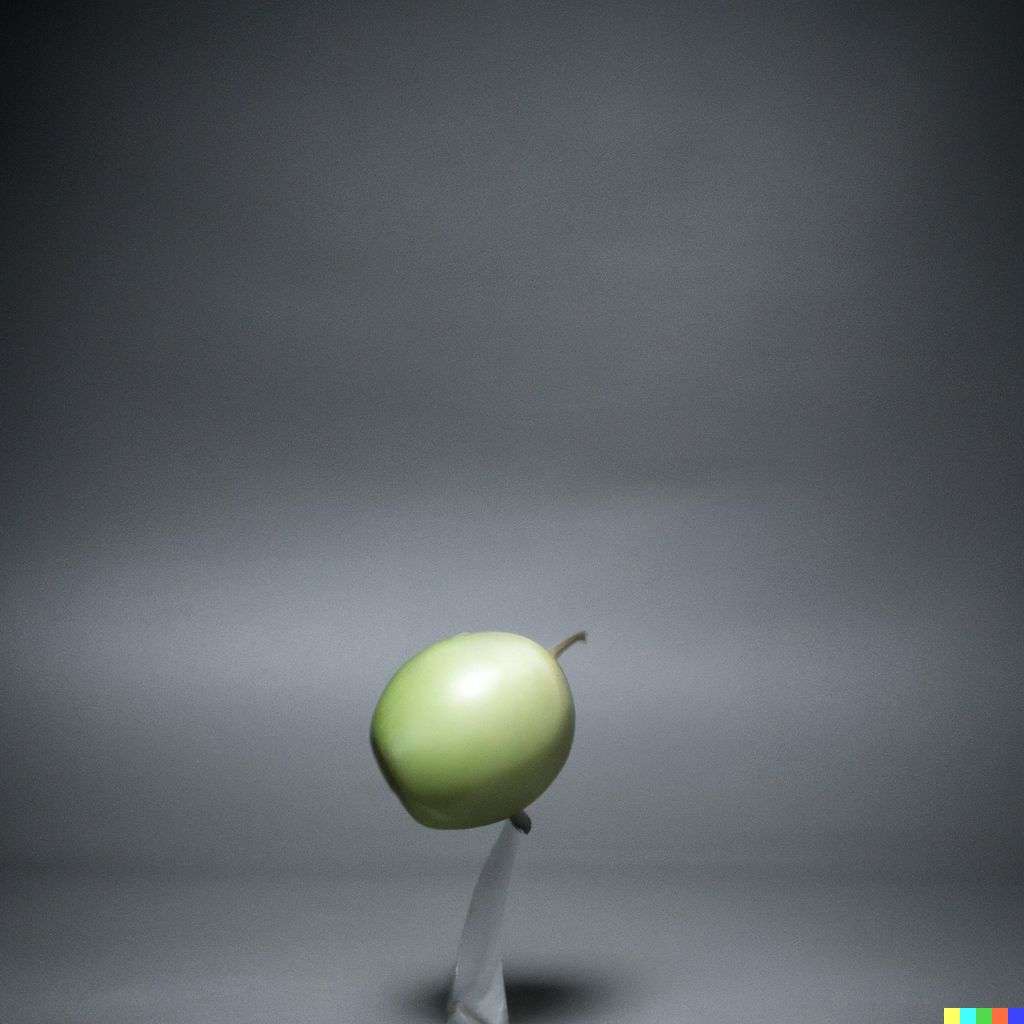 the discovery of gravity, photograph, backlit lighting
